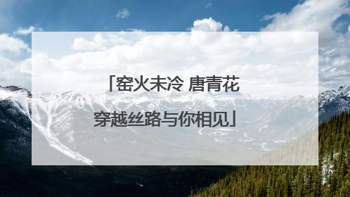 窑火未冷 唐青花穿越丝路与你相见